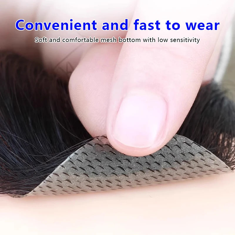 Top of the head Hairpiece Scar Patch