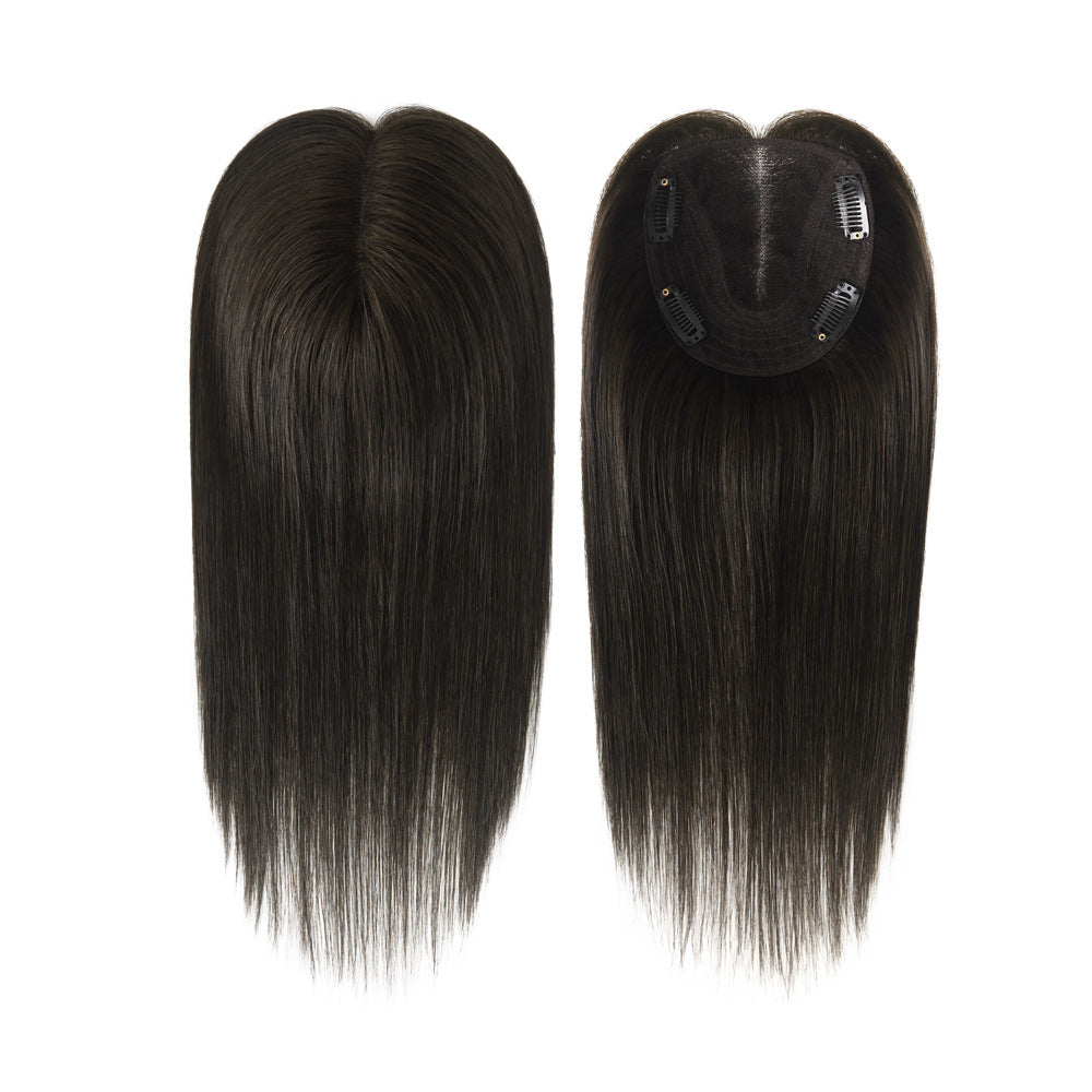 Hair Toppers for Women 12inch Natural Black color