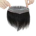 0.06mm Straight Man Toupee V Style Frontal Hairline For Men