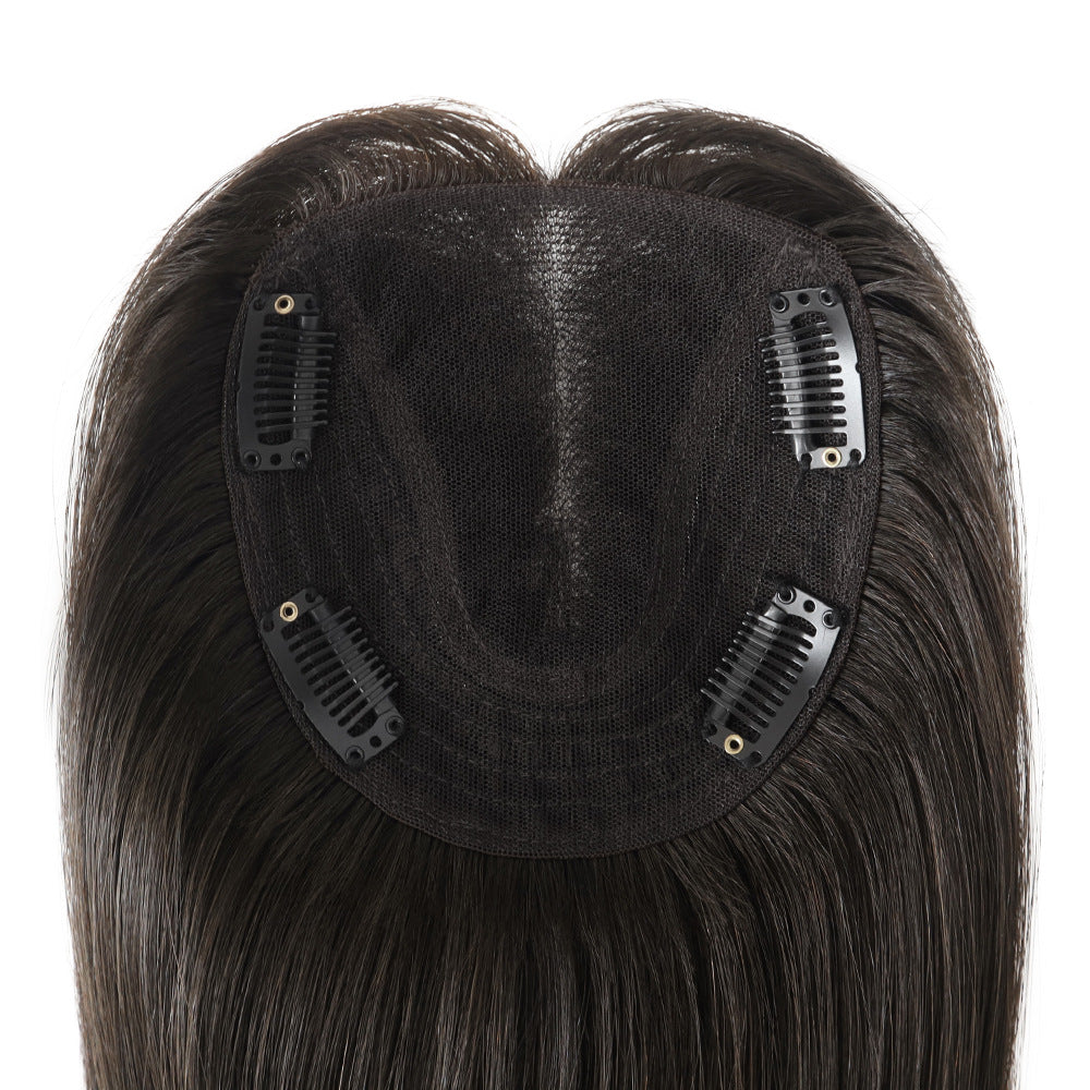 Hair Toppers for Women 12inch Natural Black color