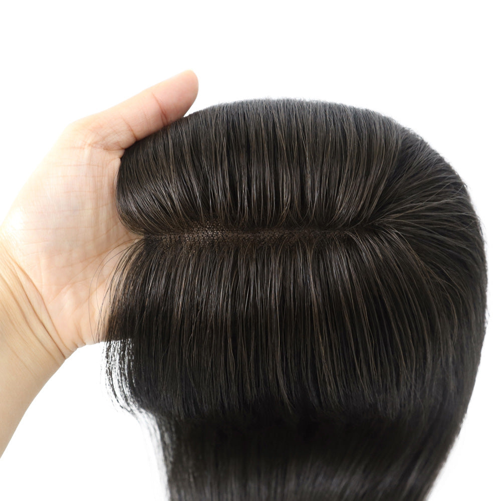 Hair Toppers for Women 12inch Natural Black color