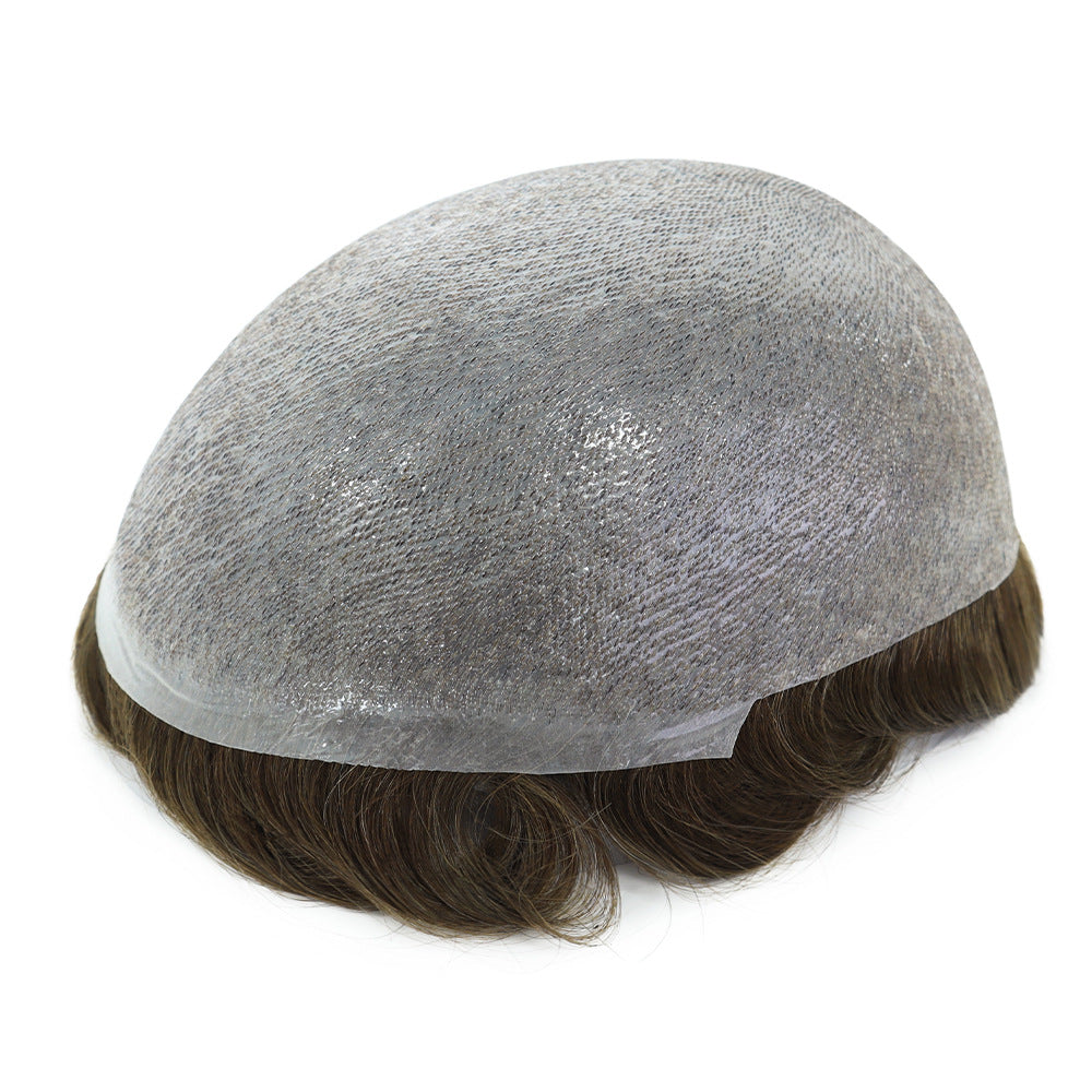 Toupee for Men with 100% Human Hair, 0.08mm Natural Skin Hair