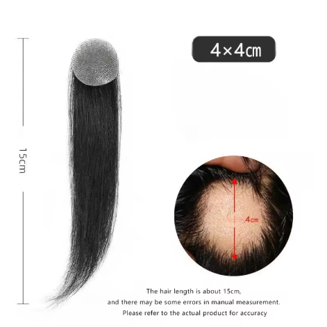 Top of the head Hairpiece Scar Patch