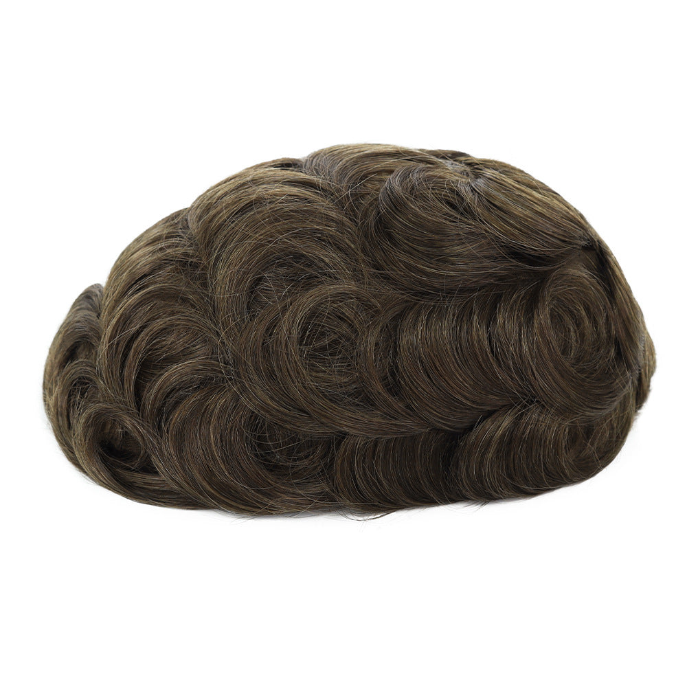 Toupee for Men with 100% Human Hair, 0.08mm Natural Skin Hair