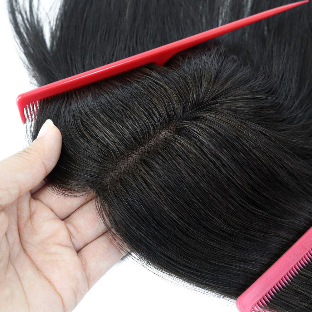 Hair Toppers for Women 12inch Natural Black color