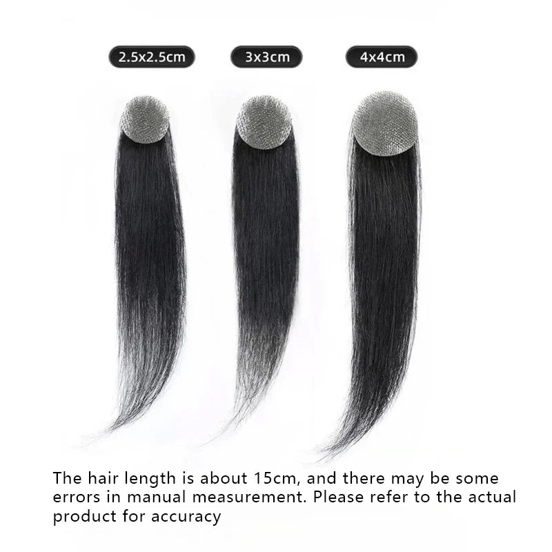 Top of the head Hairpiece Scar Patch